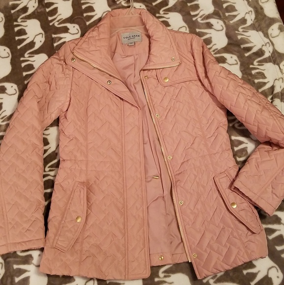 Cole Haan Jackets & Blazers - Cole Haan Quilted Jacket coat Salmon color.